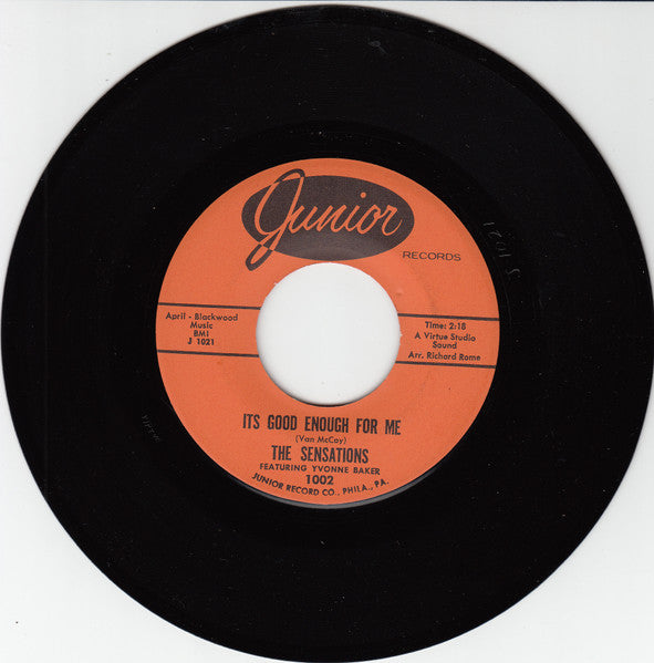 The Sensations (2) – Its Good Enough For Me