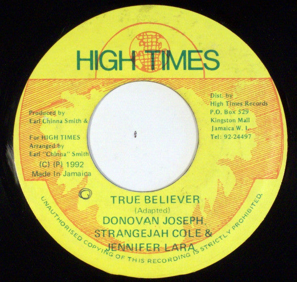 Donovan Joseph, Stranger Cole, Jennifer Lara – True Believer