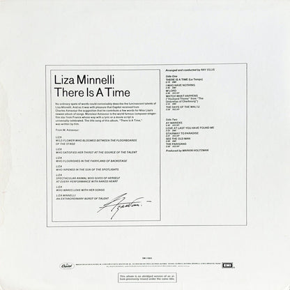 Liza Minnelli – There Is A Time