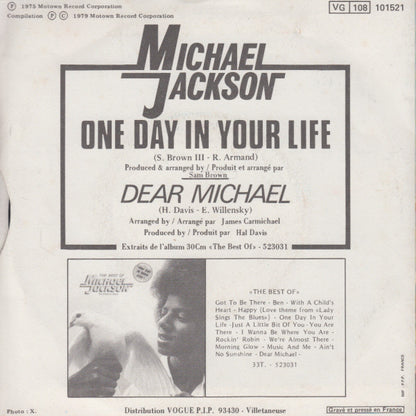 Michael Jackson – One Day In Your Life