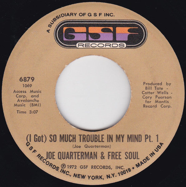 Sir Joe Quarterman & Free Soul – (I Got) So Much Trouble In My Mind