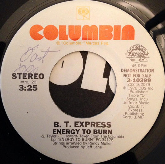 B.T. Express – Energy To Burn