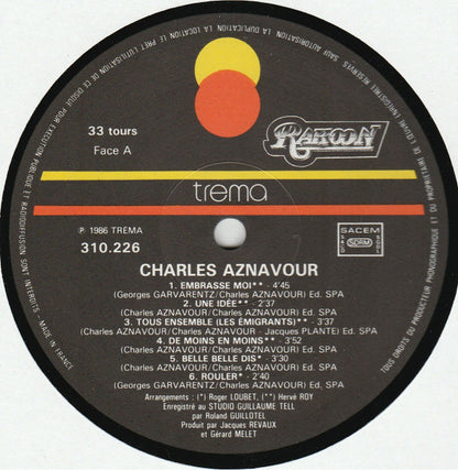 Charles Aznavour – Embrasse-Moi / Toi Contre Moi