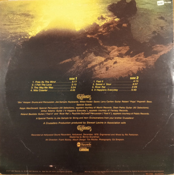 The Crusaders – Free As The Wind