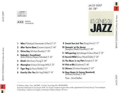 Benny Goodman – Combos De Rêves