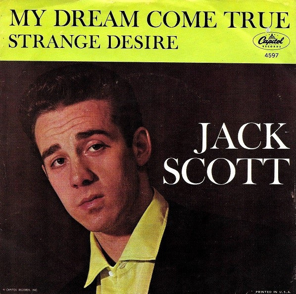 Jack Scott – Strange Desire / My Dream Come True