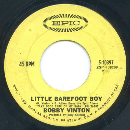 Bobby Vinton – I Love How You Love Me / Little Barefoot Boy