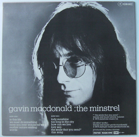 Gavin Macdonald – The Minstrel