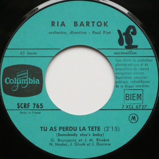 Ria Bartok – Ce Monde