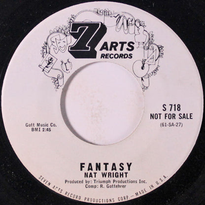 Nat Wright – Fantasy / Just For You
