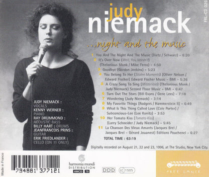 Judy Niemack – ...Night And The Music