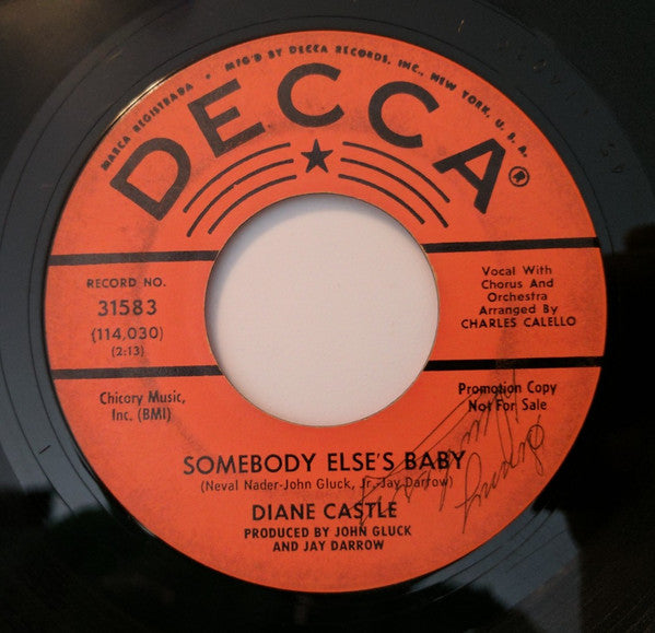 Diane Castle – Somebody Else's Baby / All For The Love Of Mike