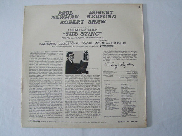 Marvin Hamlisch – The Sting (Bande Originale Du Film L'Arnaque)
