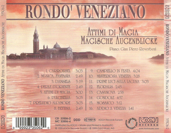 Rondò Veneziano Piano: Gian Piero Reverberi – Attimi Di Magia = Magische Augenblicke