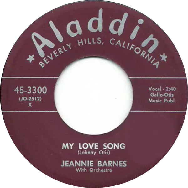 Jeannie Barnes – My Love Song