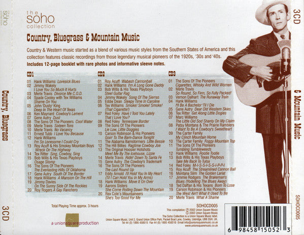 Various – Country, Bluegrass & Mountain Music