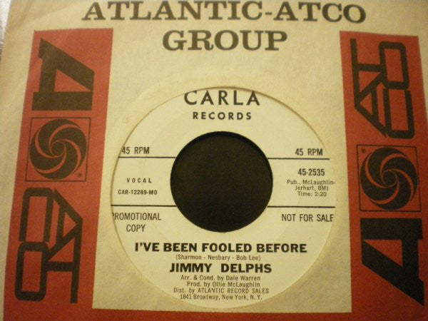 Jimmy Delphs – I've Been Fooled Before / Almost