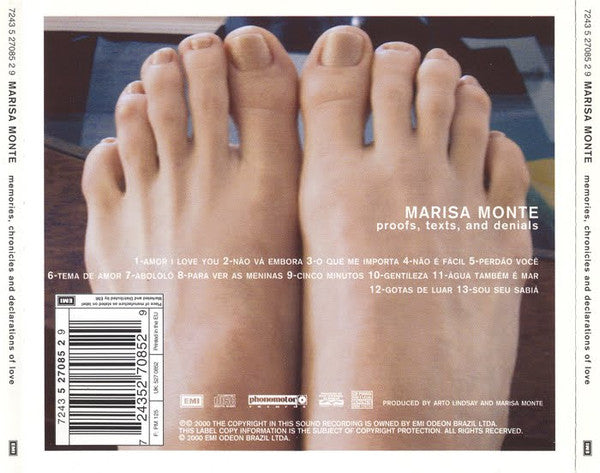 Marisa Monte – Memories, Chronicles And Declarations Of Love