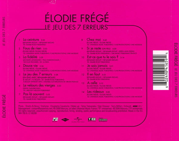 Elodie Frégé – Le Jeu Des 7 Erreurs