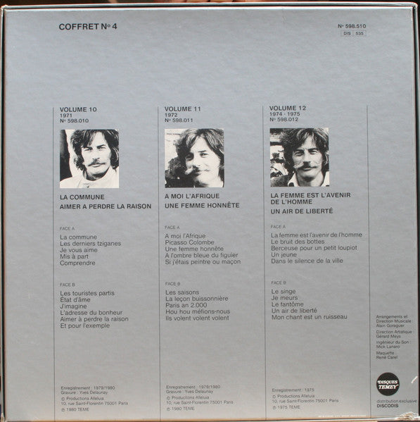 Jean Ferrat – Ferrat Aujourd'hui - 4 - 1971-1975 (Edition 1980)