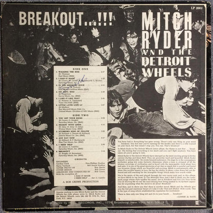 Mitch Ryder & The Detroit Wheels – Breakout...!!!