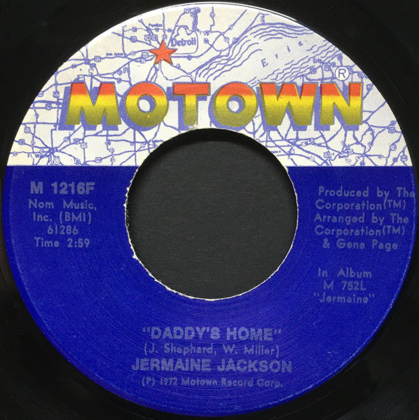 Jermaine Jackson – Daddy's Home / Take Me In Your Arms (Rock Me For A Little While)