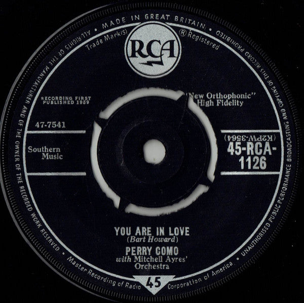 Perry Como – I Know