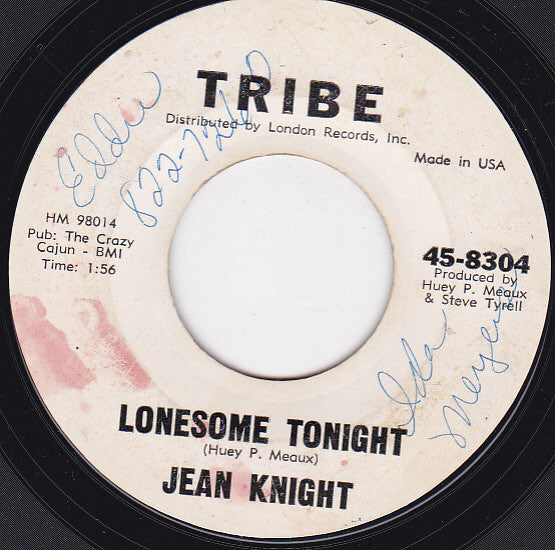 Jean Knight – Lonesome Tonight / Love