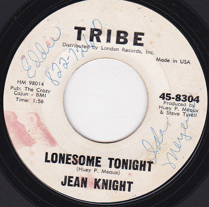 Jean Knight – Lonesome Tonight / Love