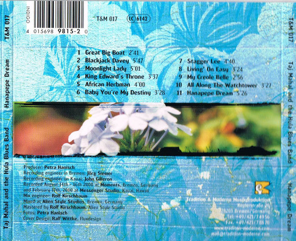 Taj Mahal & The Hula Blues Band – Hanapepe Dream