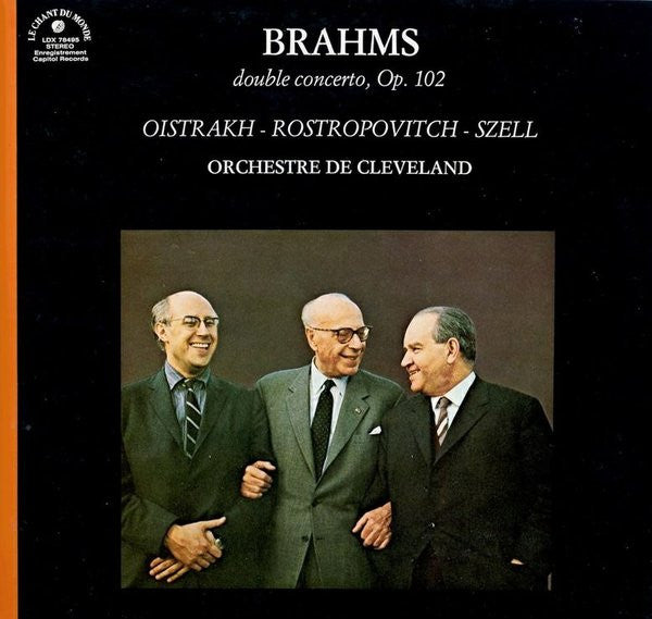 Johannes Brahms / David Oistrach, Mstislav Rostropovich, George Szell, The Cleveland Orchestra – Double Concerto, Op. 102