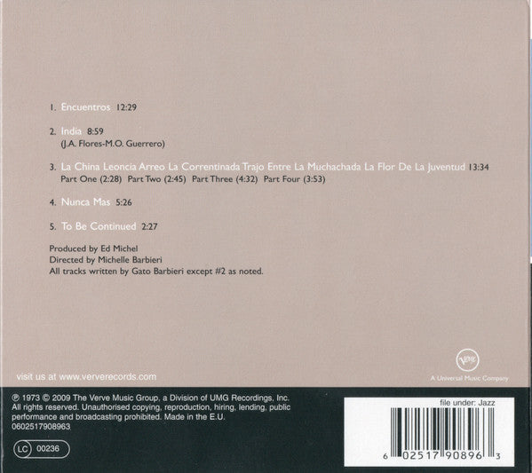 Gato Barbieri – Chapter One: Latin America