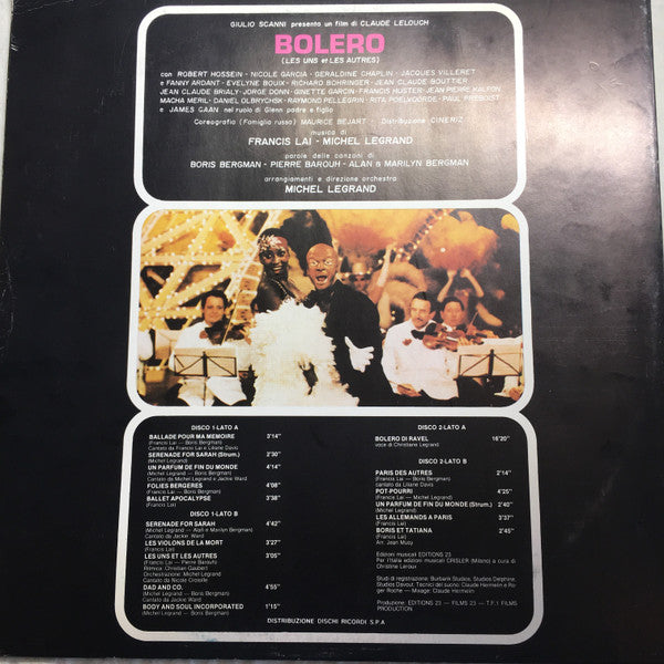 Francis Lai - Michel Legrand – Bolero (Colonna Sonora Originale)