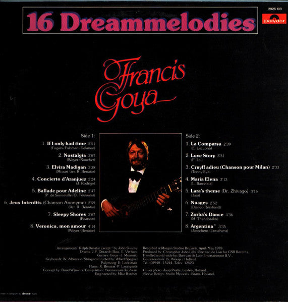 Francis Goya – 16 Droommelodieën