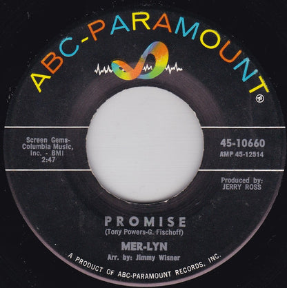Mer-Lyn – Promise / You're The Only Boy I'll Ever Love