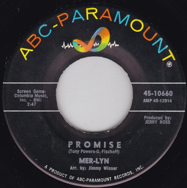 Mer-Lyn – Promise / You're The Only Boy I'll Ever Love