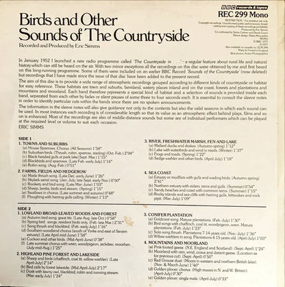 Eric Simms – Sound Effects No. 17 - Birds And Other Sounds Of The Countryside