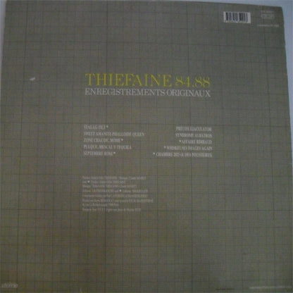 Hubert Félix Thiéfaine – Thiéfaine 84.88 Enregistrements Originaux