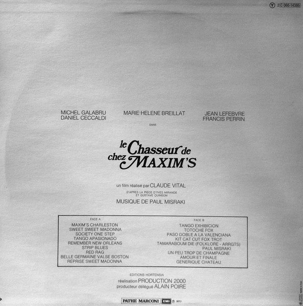 Paul Misraki – Bande Sonore Originale Du Film " Le Chasseur de Chez Maxim's"