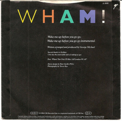 Wham! – Wake Me Up Before You Go-Go