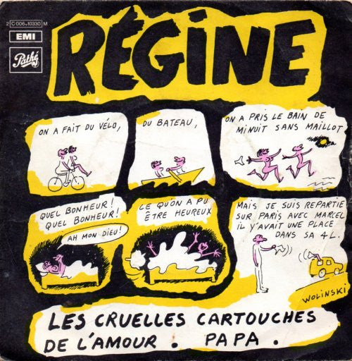 Régine – Les Cruelles Cartouches De L'amour / Papa