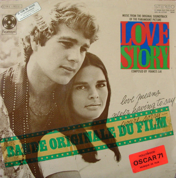 Francis Lai – Love Story - Bande Originale Du Film