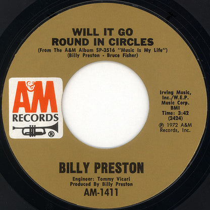 Billy Preston – Will It Go Round In Circles / Blackbird