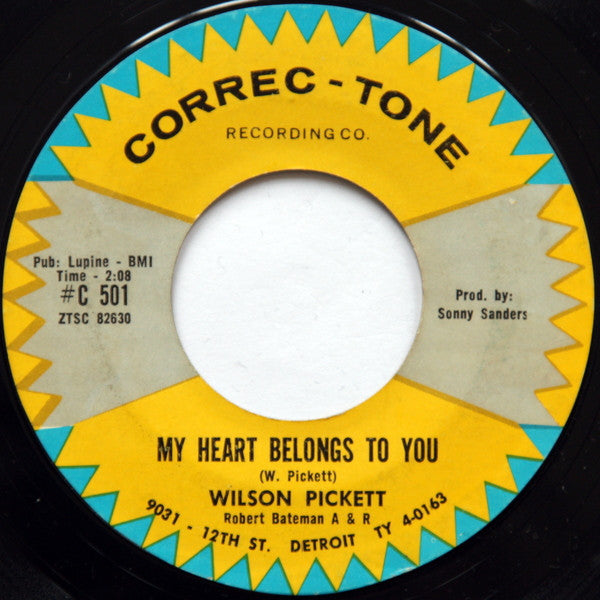 Wilson Pickett – Let Me Be Your Boy / My Heart Belongs To You