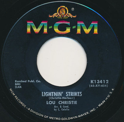 Lou Christie – Lightnin' Strikes