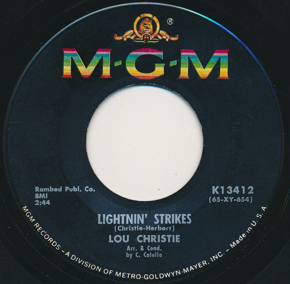 Lou Christie – Lightnin' Strikes