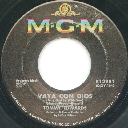 Tommy Edwards – Vaya Con Dios (May God Be With You) / One And Twenty
