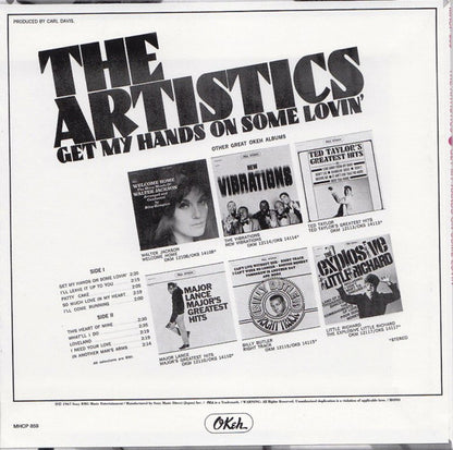 The Artistics – Get My Hands On Some Lovin'