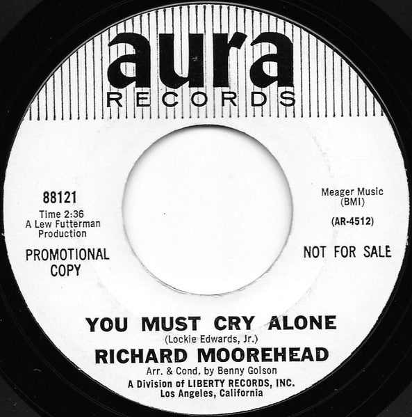 Richard Moorehead – Don't Try To Use Me / You Must Cry Alone