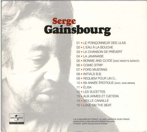 Serge Gainsbourg – Ses Plus Grands Succès